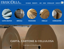 Tablet Screenshot of frascolla.it